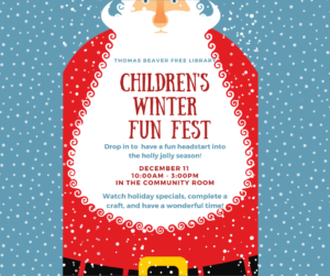 Read more about the article Children’s Holiday Fun Fest is here!
