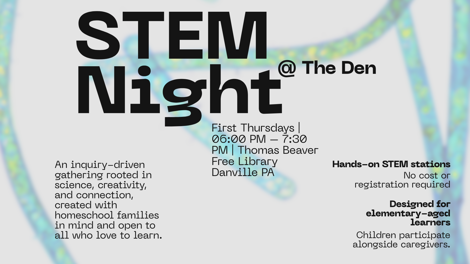 Read more about the article Join our all new no-cost STEM night